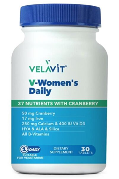 Velavit V-women's Daily 37 Nutrients With Cranberry 30 Tablet