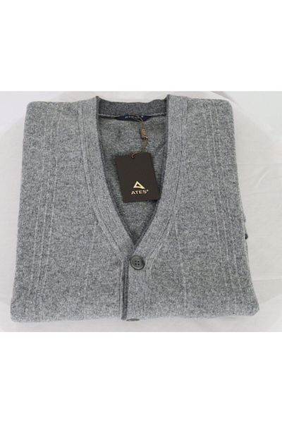 DCN Fire Lamb Wool Cardigan-6520
