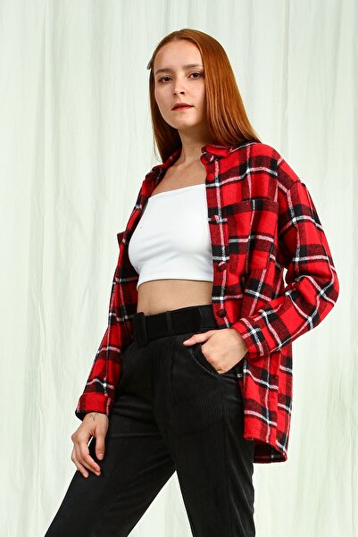 Collezione Κόκκινο γυναικείο μπλουζάκι με μακρύ μανίκι σε μπλε ναυτικό χρώμα