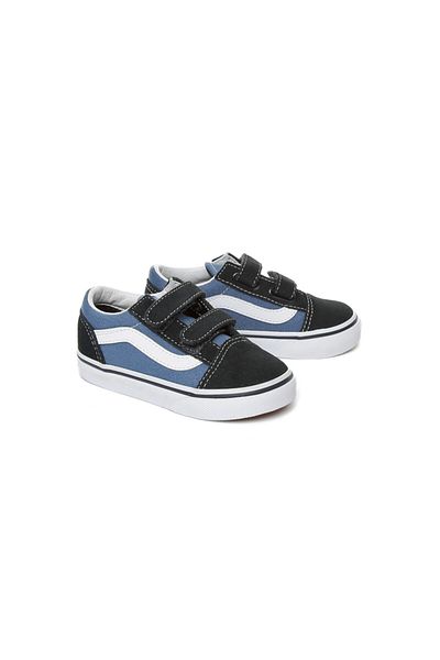 Vans Navy Blue Men's Linen Shoes Vd3ynvy Old Skool V Navy