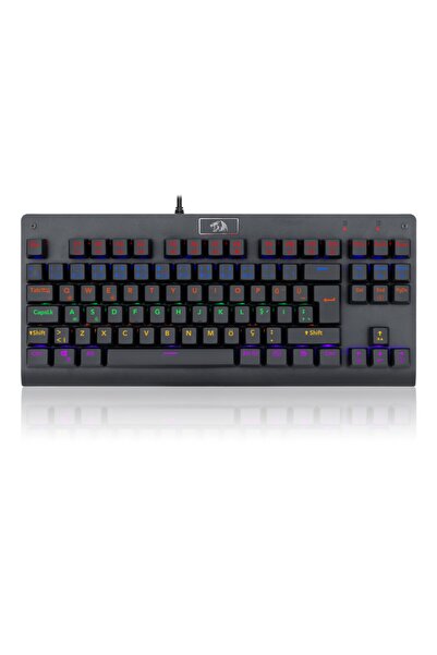 REDRAGON K568r Dark Avenger Rainbow Blue Switch Türkçe Q Mekanik Oyuncu Klavyesi