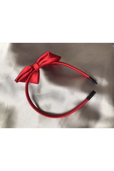 Yeşim Aksesuar Red Bow Maternity Crown, Small Bow Maternity Crown