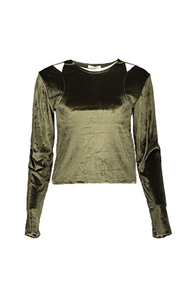 Collezione Khaki Women's Khaki Sports Regular T-shirt Long Sleeve