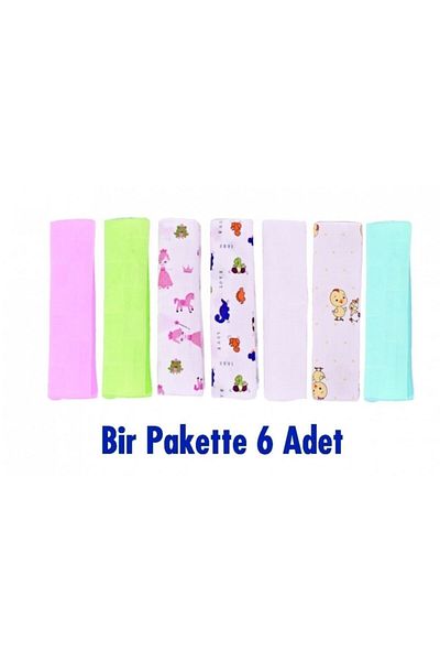 Sevi Bebe Muslin Wipes (6 Pieces) (assortment)