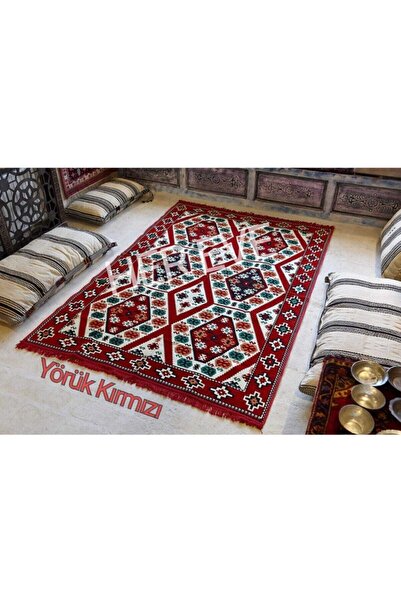 Kardesler Şark Köşesi Halısı Modelleri Yörük Kırmızı Modeli Otantik Kilim