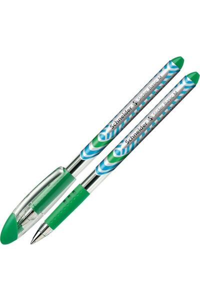 Yerli Schneider 2560 Slider Visco Glide Tükenmez Kalem Yeşil M Uç Tekli (1 Adet)