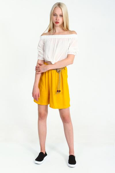 Collezione Λευκή Γυναικεία Αθλητική Μπλούζα - Κανονική Εφαρμογή, Κοντό μανίκι