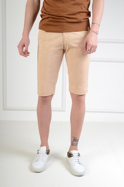 Luppo Club Ανδρικό σορτς Bermuda Slim Fit Beige