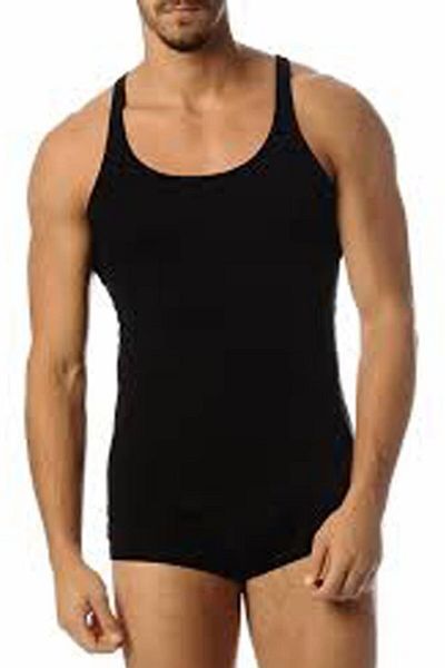 GOLDENBAY Tricou clasic modal cu bretele subțiri pentru bărbați (2040)
