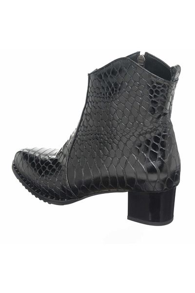 İriadam K976 Black Anaconda Large Size Special Series Women's Boots