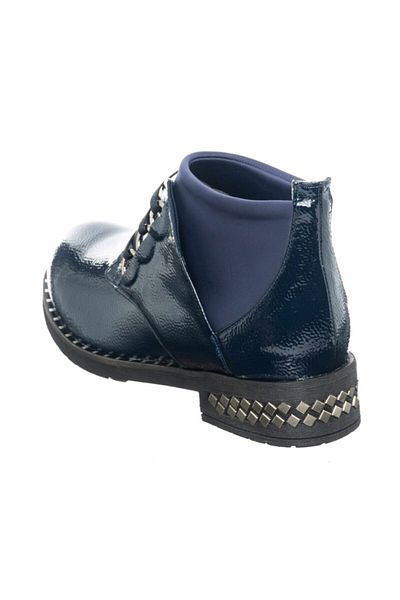 İriadam K406-3 Navy Blue Large Size Women's Boots