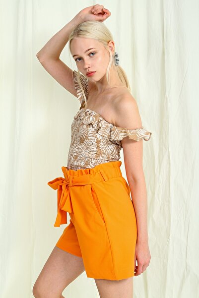 Collezione Tan Γυναικεία - Αθλητική λεπτή μπλούζα με κοντό μανίκι