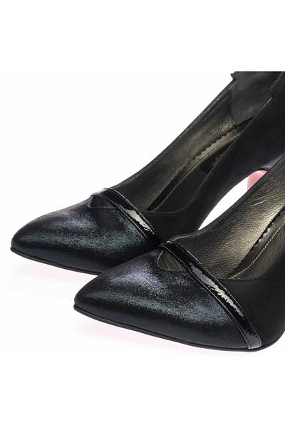 İriadam 190333 Black Large Size Women's Shoes