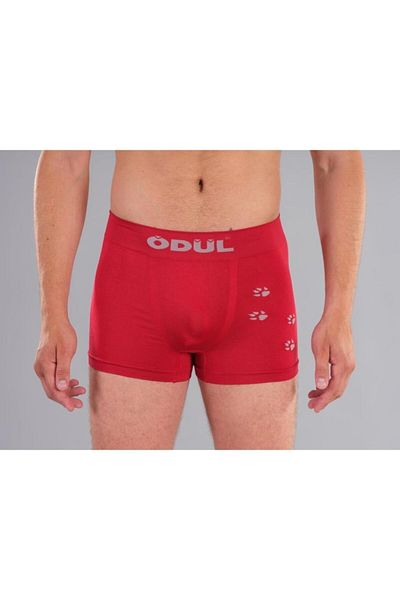 Ödül 2074-3 Men's Boxers Claret Red 3-Piece