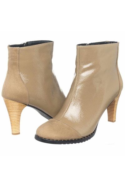 İriadam Women's Beige K1131 Mink Top Quality Large Size Boots