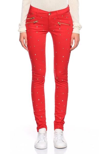 Juicy Couture Kırmızı Jean Pantolon