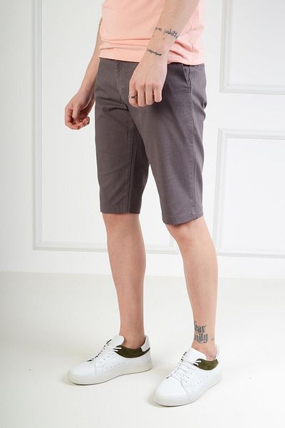 Luppo Club Ανδρικό σορτς Bermuda Slim Fit Smoked