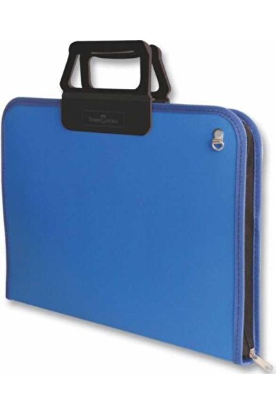 Faber Castell Faber-castell Fermuarlı Resim-proje Çantası 38x55 Cm Mavi 51771...