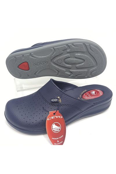 Ceyo Γυναικείες παντόφλες Sabo 9844 Flex-1 Anatomical Gel Navy Blue