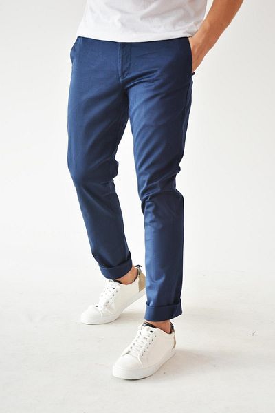 Luppo Club Chino Canvas Slim Fit Indigo Men's Trousers