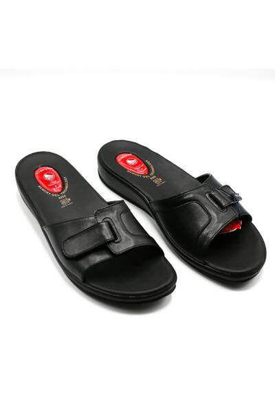 Ceyo 9200-12 شبشب نسائي من جل ميموري بكعب سبور أسود