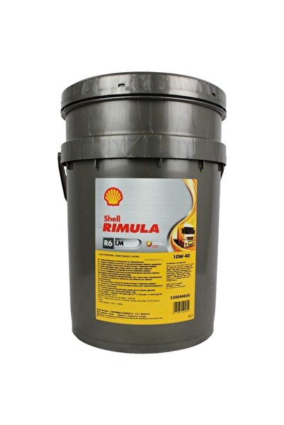 SHELL Rimula R6 Lm 10w40 Kova 20 Litre-(E7/mb 228.51)