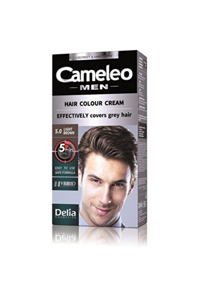 CAMELEO Masculin Saç Ve Sakal Boyası 5.0 Açık Kahve