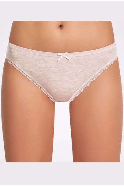 İLKE İÇ GİYİM Melange Lace Bikini Panties