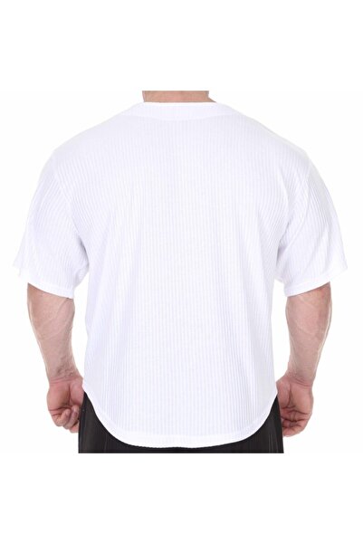 Big Sam Men's Classic Rag Top T-shirt White 3281