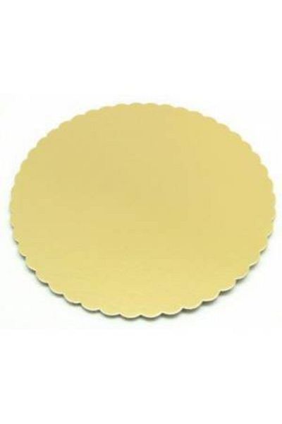 ULUAMBALAJ 26 Cm Gold Handkerchief Thick Cake Pad - 10 Pieces