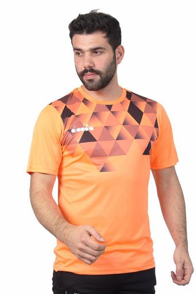 Diadora Μπλουζάκι Alone Training Πορτοκαλί