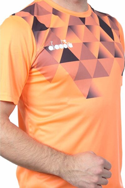 Diadora Μπλουζάκι Alone Training Πορτοκαλί