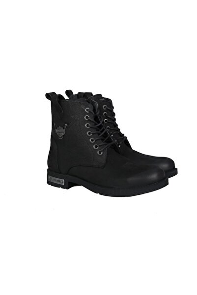 Hammer Jack 102 15200-m Μαύρες ανδρικές μπότες Nubuck