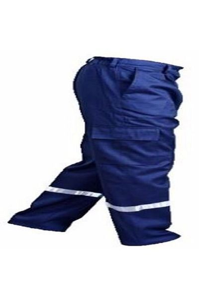 Önder Summer Work Trousers 16/12 Gabardine 100% Cotton Reflective Cargo Pocket