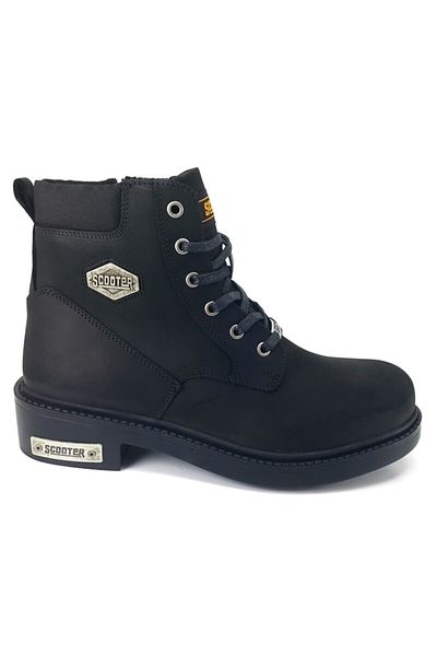 Scooter 5121 Daily Ανδρικές Μπότες Μαύρες Nubuck