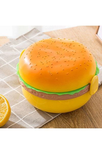 Techno phone Hamburger Design Storage and Nutrition Container Nutrition