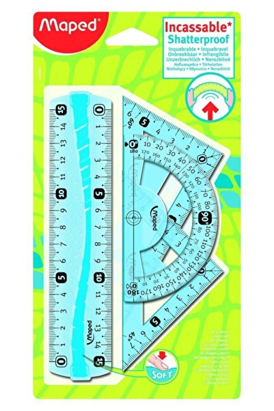 Maped Cetvel Set Flex 4 Lü