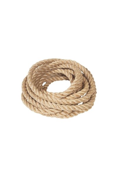 İstanbul E-Hırdavat Frânghie de iută decorativă, frânghie de cânepă, grosime 6 mm, 1 metru