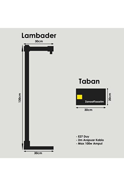 Zanaat Lambader Sokak Lambası Dekor Ahşap Dekoratif Lambader