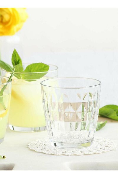 Emr züccaciye لافا ارتميس زجاج ماء 18 قطعة. كوب ماء غازي 3 مقاسات