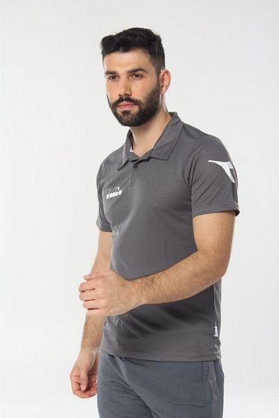 Diadora Μπλουζάκι Anthracite Nacce Polo Neck - 1tsr06
