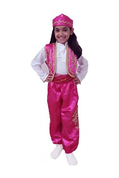 Genel Markalar Renkli folklor kıyafeti, şık ve rahat, özel tasarım kadın kostümü