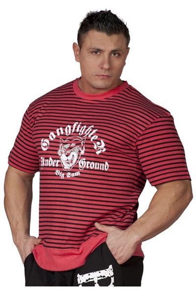 Big Sam Striped Body T-Shirt 2562