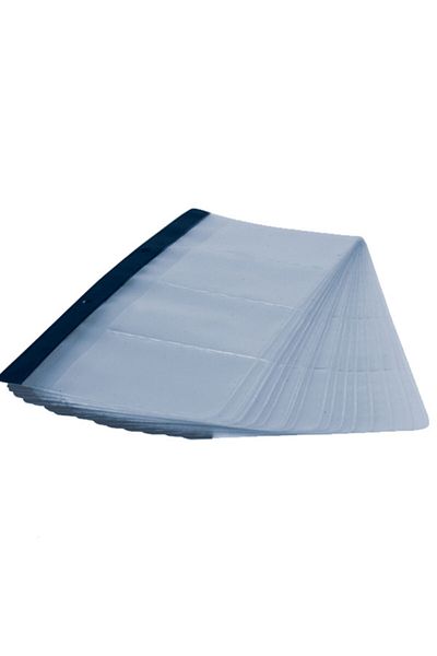 Liz Business Card Holder Transparent Refill Foil 13x26 Cm L-430 (1 Pack 20 Pieces)