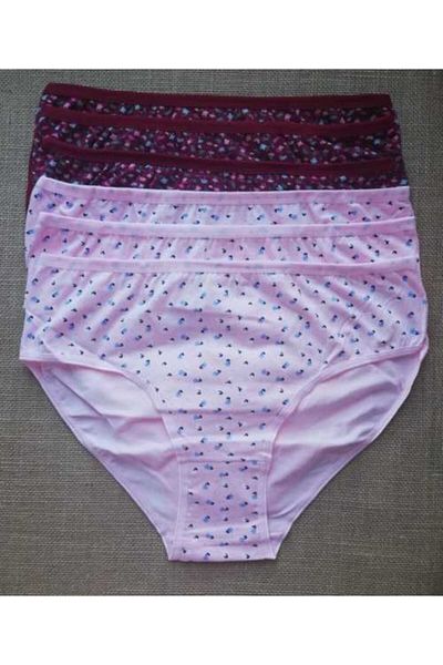 KOTA Pachet de 6 chiloți Bato pentru damă - bumbac, bumbac, lycra