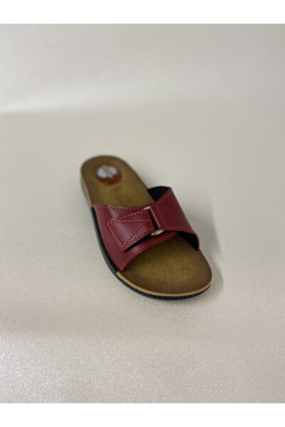 ELİS Heel Spur Claret Red Orthopedic Slippers