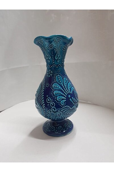 Sultan Çini -çini El Emeği 25 Cm Vazo