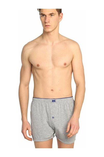 Tutku Ανδρικά μποξεράκια από βαμβάκι 3 συσκευασιών σε γκρι χρώμα