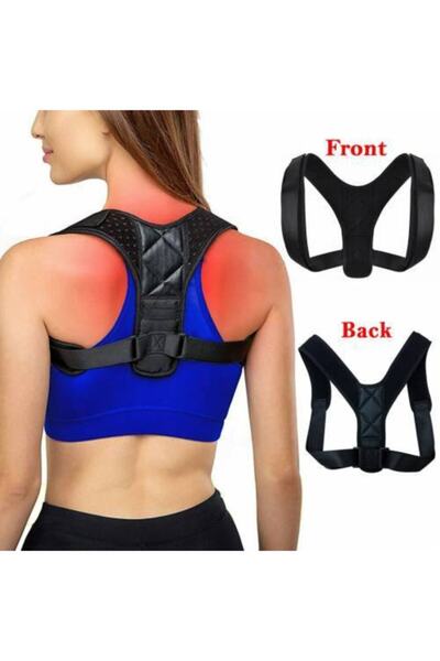 Ankaflex Kemerli Medikal Erkek Bayan Kamburluk Önleyici Dik Duruş Korsesi Dik...