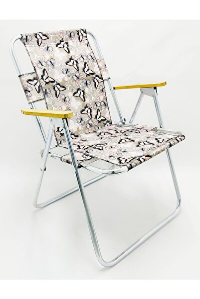HASTUNÇ Desenli Katlanabilir Kamp Sandalyesi